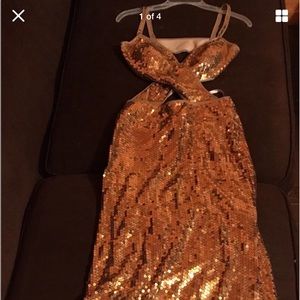 Gold Shimmery Dress